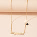 Wholesale alloy twelve constellation letter necklace JDC-NE-AYN103 NECKLACE JoyasDeChina X831- Capricorn. Wholesale Jewelry JoyasDeChina Joyas De China
