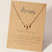Wholesale alloy twelve constellation necklace JDC-NE-NZ314 Necklaces 奈珠 NZ2056-Aries Wholesale Jewelry JoyasDeChina Joyas De China