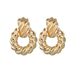 Bulk Jewelry Wholesale alloy twist Earrings JDC-ES-bq180 Wholesale factory from China YIWU China
