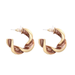 Wholesale alloy twist-shaped earrings JDC-ES-JR005 Earrings JoyasDeChina Wholesale Jewelry JoyasDeChina Joyas De China