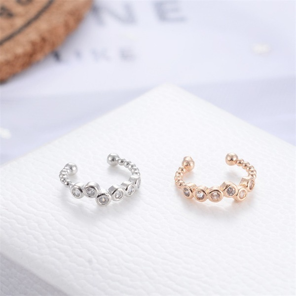 Bulk Jewelry Wholesale alloy U-shaped Diamond Earrings JDC-ES-MH055 Wholesale factory from China YIWU China