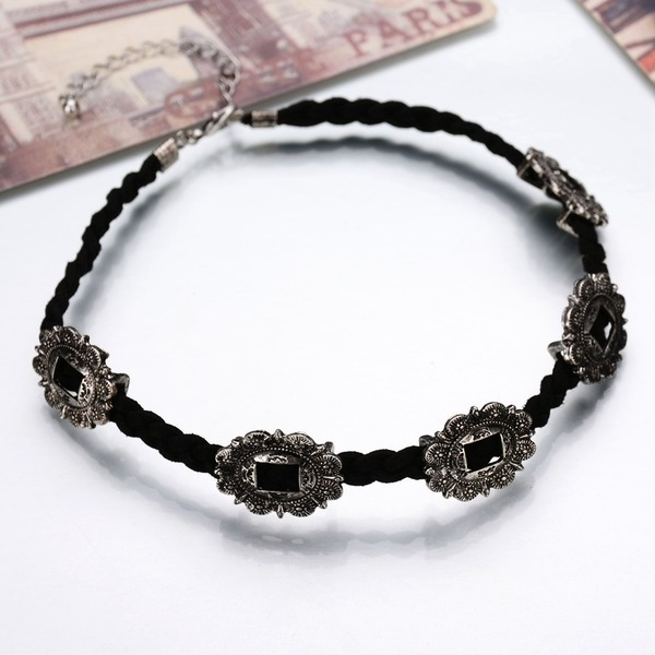 Bulk Jewelry Wholesale alloy velvet line hemp necklaces JDC-NE-bq025 Wholesale factory from China YIWU China