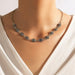 Wholesale alloy vintage rose single layer necklace JDC-NE-C174 NECKLACE 咏歌 Wholesale Jewelry JoyasDeChina Joyas De China