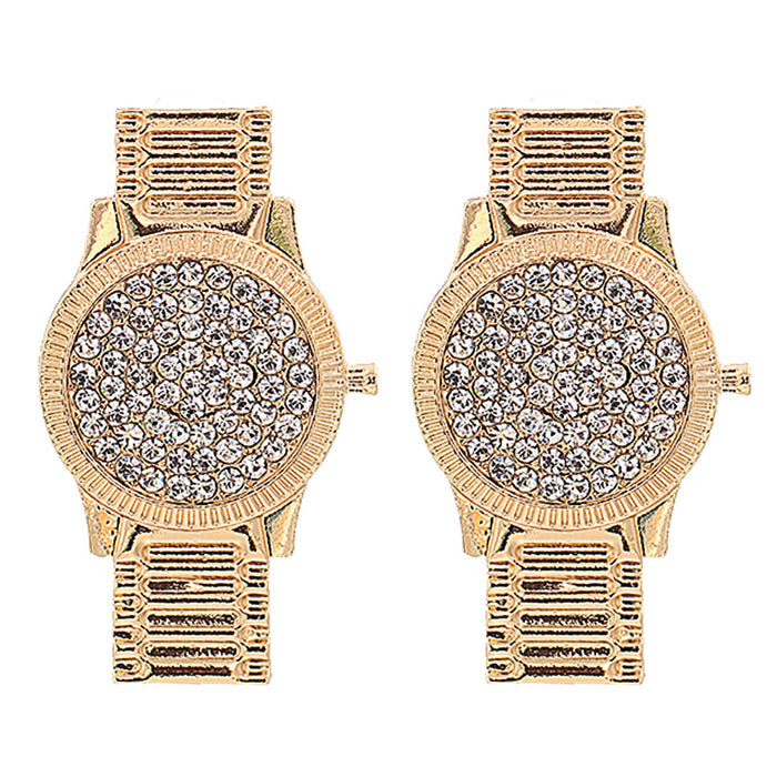 Bulk Jewelry Wholesale alloy watch earrings JDC-ES-JJ001 Wholesale factory from China YIWU China