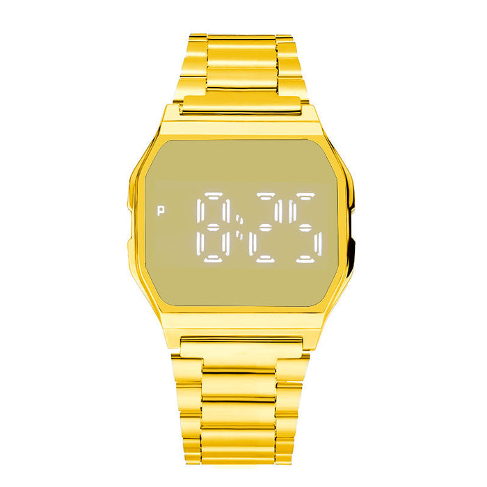 Wholesale Alloy Watch Strap Glass Mirror LED Electronic Watch JDC-WH-Jinj001 Watch 金嘉 gold Wholesale Jewelry JoyasDeChina Joyas De China