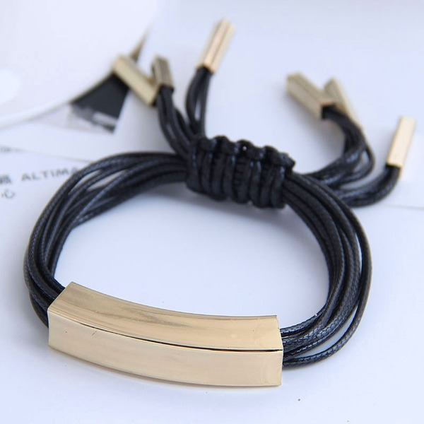 Bulk Jewelry Wholesale alloy wax rope bracelet JDC-BT-wy040 Wholesale factory from China YIWU China