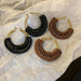 Wholesale alloy wax wire braided Earrings JDC-ES-BY-018 Earrings 宝钰 Wholesale Jewelry JoyasDeChina Joyas De China
