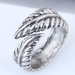 Bulk Jewelry Wholesale alloy woven rings JDC-RS-wy020 Wholesale factory from China YIWU China
