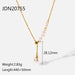 Wholesale alloy Y-shaped pearl necklace JDC-NE-JD337 NECKLACE 杰鼎 JDN20755 Wholesale Jewelry JoyasDeChina Joyas De China