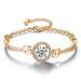 Wholesale Alloy Zircon Bracelet JDC-BT-MiMeng023 Bracelet 米萌 gold Wholesale Jewelry JoyasDeChina Joyas De China