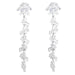 Wholesale Alloy Zircon Geometry Long Earrings JDC-ES-JL872 Earrings 氿乐 silver Wholesale Jewelry JoyasDeChina Joyas De China