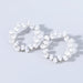 Wholesale alloy zircon inlaid circular geometric Earrings JDC-ES-JY010 Earrings JoyasDeChina golden Wholesale Jewelry JoyasDeChina Joyas De China