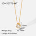 Wholesale alloy zircon pendant necklace JDC-NE-JD329 NECKLACE 杰鼎 JDN20772-WT Wholesale Jewelry JoyasDeChina Joyas De China
