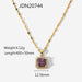 Wholesale alloy zircon pendant necklace JDC-NE-JD335 NECKLACE 杰鼎 JDN20744 Wholesale Jewelry JoyasDeChina Joyas De China