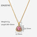Wholesale alloy zircon pendant necklace JDC-NE-JD335 NECKLACE 杰鼎 JDN20745 Wholesale Jewelry JoyasDeChina Joyas De China