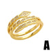 Wholesale alloy zircon snake ring JDC-RS-AS301 Rings 翱昇 Wholesale Jewelry JoyasDeChina Joyas De China