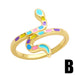 Wholesale alloy zircon snake ring JDC-RS-AS301 Rings 翱昇 B 1 Wholesale Jewelry JoyasDeChina Joyas De China