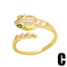 Wholesale alloy zircon snake ring JDC-RS-AS301 Rings 翱昇 C 1 Wholesale Jewelry JoyasDeChina Joyas De China