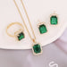 Wholesale alloy zircon square necklace JDC-NE-Bingm006 NECKLACE 冰萌 Wholesale Jewelry JoyasDeChina Joyas De China