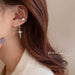 Wholesale Alloy Zircon Star C Shape Ear Clip JDC-ES-BY160 Earrings 宝钰 Wholesale Jewelry JoyasDeChina Joyas De China