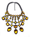 Wholesale AlloyEuro-American Crystal Necklaces JDC-NE-JQ130 NECKLACE 佳琪 light yellow Wholesale Jewelry JoyasDeChina Joyas De China