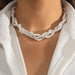 Wholesale Aluminum Chain Iron Chain Imitation Pearl Necklaces JDC-NE-DN071 Necklaces 道妮 Wholesale Jewelry JoyasDeChina Joyas De China