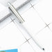 Wholesale aluminum rod pressing metal ballpoint pen JDC-BP-ZhenK003 Ballpoint Pen 振凯 White 1 Wholesale Jewelry JoyasDeChina Joyas De China