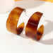 Wholesale Amber Acrylic Earrings JDC-ES-NZ054 Earrings 奈珠 Wholesale Jewelry JoyasDeChina Joyas De China