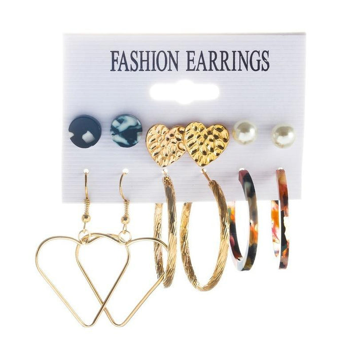 Wholesale amber leopard set Tassel Earrings JDC-ES-D621 Earrings JoyasDeChina 01kc gold 3472 Wholesale Jewelry JoyasDeChina Joyas De China
