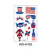 Wholesale American 4th of July Independence Day Waterproof Tattoo Stickers JDC-TS-XLM003 Sticker 星里美 WS-A165 120x76mm Wholesale Jewelry JoyasDeChina Joyas De China