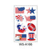 Wholesale American 4th of July Independence Day Waterproof Tattoo Stickers JDC-TS-XLM003 Sticker 星里美 WS-A166 120x76mm Wholesale Jewelry JoyasDeChina Joyas De China