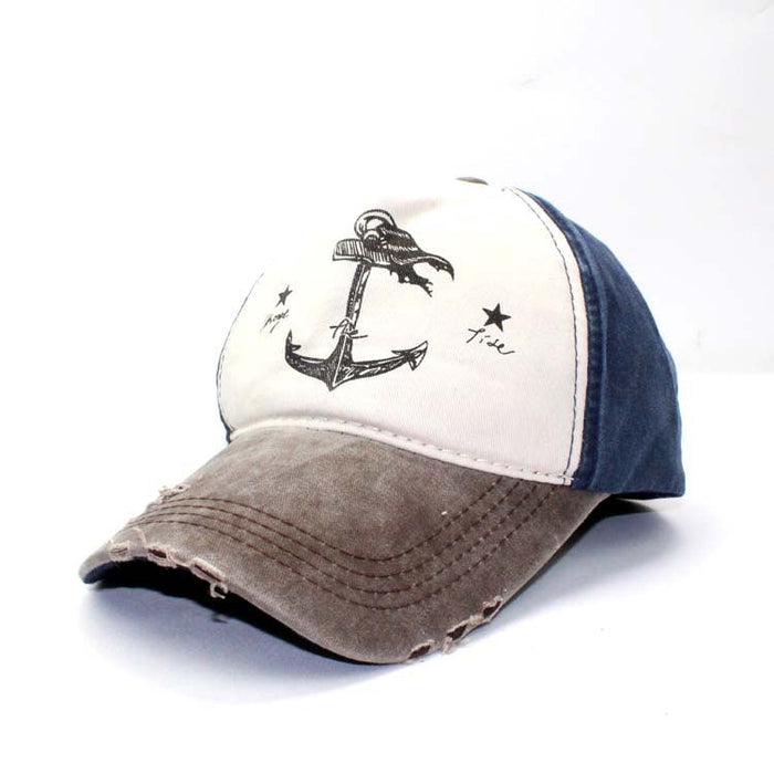 Wholesale anchor color matching hat JDC-FH-GSYH022 FashionHat 予画 Coffee Wholesale Jewelry JoyasDeChina Joyas De China