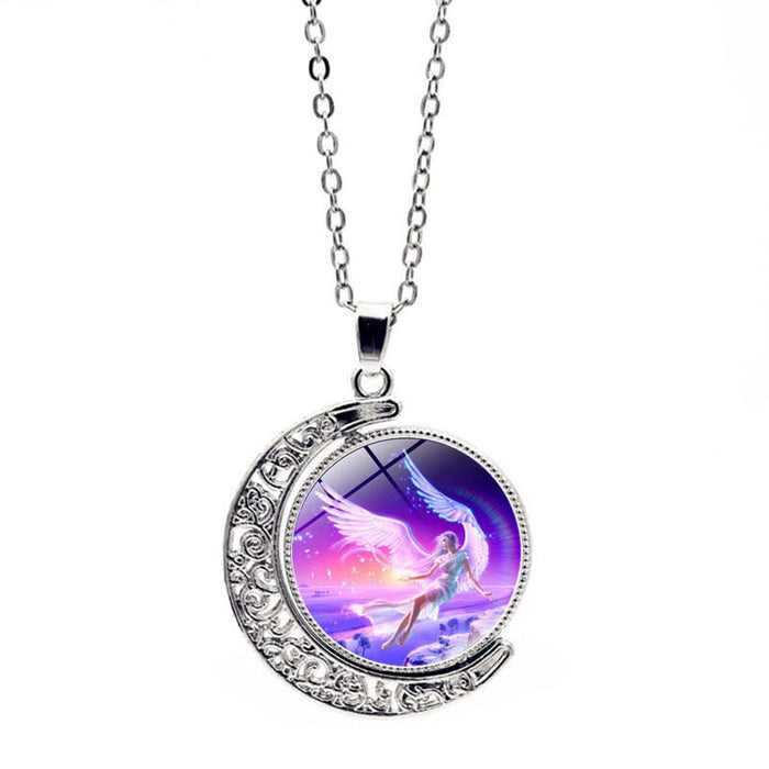 Wholesale Angel double-sided rotating Pendant JDC-CS-Hengx006 charms 横湘 Wholesale Jewelry JoyasDeChina Joyas De China