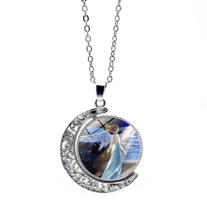 Wholesale Angel double-sided rotating Pendant JDC-CS-Hengx006 charms 横湘 Wholesale Jewelry JoyasDeChina Joyas De China