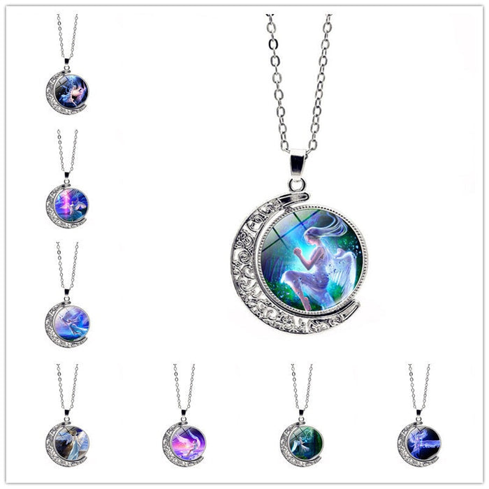 Wholesale Angel double-sided rotating Pendant JDC-CS-Hengx006 charms 横湘 Wholesale Jewelry JoyasDeChina Joyas De China
