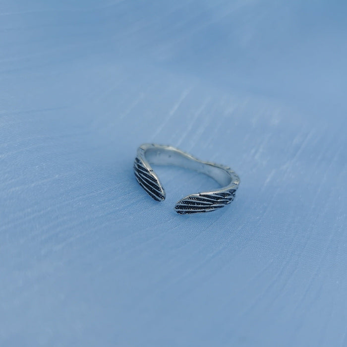 Wholesale Angel Wings Feather Vintage Wing Ring JDC-RS-NS003 Rings 尼森 Wholesale Jewelry JoyasDeChina Joyas De China