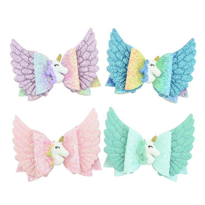 Wholesale Angel Wings Kids Pink HairPin (F)JDC-HC-Xiane005 Hair Clips 仙儿 Wholesale Jewelry JoyasDeChina Joyas De China