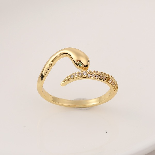 Wholesale animal snake copper open rings JDC-RS-HX107 Rings JoyasDeChina Wholesale Jewelry JoyasDeChina Joyas De China