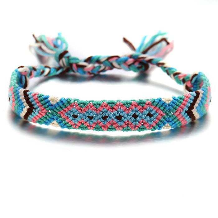 Bulk Jewelry Wholesale Anklet Blue braided rope JDC-AS-F450 Wholesale factory from China YIWU China