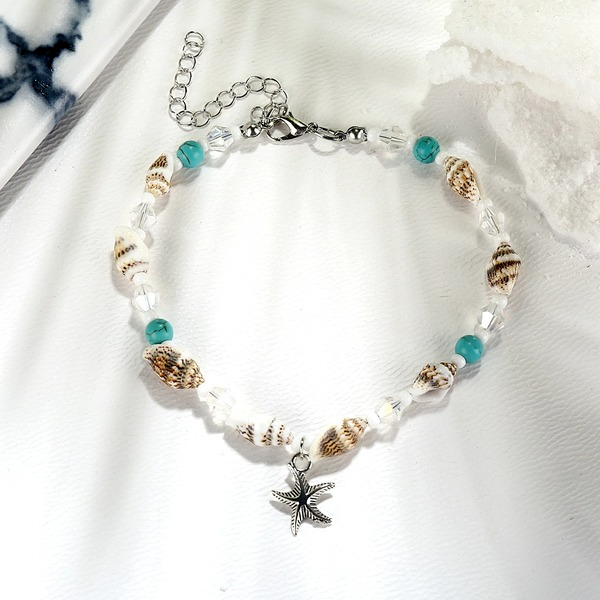 Bulk Jewelry Wholesale Anklet Blue conch shell JDC-AS-xy240 Wholesale factory from China YIWU China