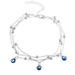 Bulk Jewelry Wholesale Anklet Blue eye pendant Alloy JDC-AS-xy252 Wholesale factory from China YIWU China