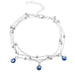 Bulk Jewelry Wholesale Anklet Blue eye pendant Alloy JDC-AS-xy252 Wholesale factory from China YIWU China