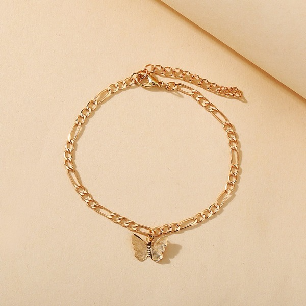 Bulk Jewelry Wholesale Anklet Butterfly chain  Alloy  JDC-AS-F443 Wholesale factory from China YIWU China