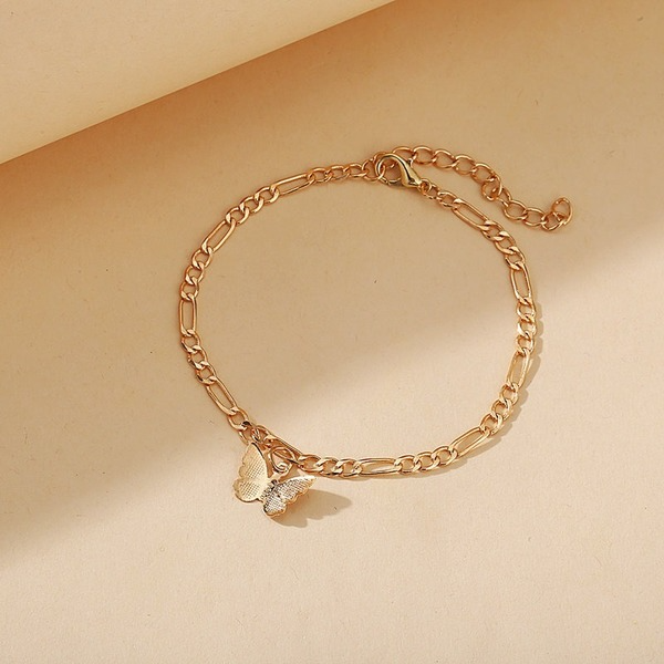 Bulk Jewelry Wholesale Anklet Butterfly chain  Alloy  JDC-AS-F443 Wholesale factory from China YIWU China