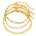 Bulk Jewelry Wholesale Anklet gold Flat snake diamond chain Alloy JDC-AS-F486 Wholesale factory from China YIWU China