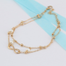 Bulk Jewelry Wholesale Anklet gold geometry Alloy JDC-AS-xy238 Wholesale factory from China YIWU China