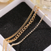 Bulk Jewelry Wholesale Anklet gold geometry Alloy JDC-AS-xy243 Wholesale factory from China YIWU China