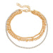 Bulk Jewelry Wholesale Anklet gold geometry Alloy JDC-AS-xy243 Wholesale factory from China YIWU China