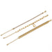 Bulk Jewelry Wholesale Anklet gold Lock-shaped mix and match chain JDC-AS-F483 Wholesale factory from China YIWU China