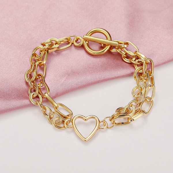 Bulk Jewelry Wholesale Anklet gold Love ot buckle Alloy JDC-AS-xy233 Wholesale factory from China YIWU China